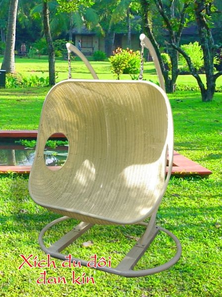Ghế xích đu đôi kín vuông KH27