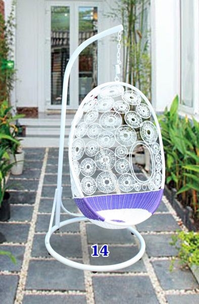 Ghế xích đu đồng tiền hai lớp KH14