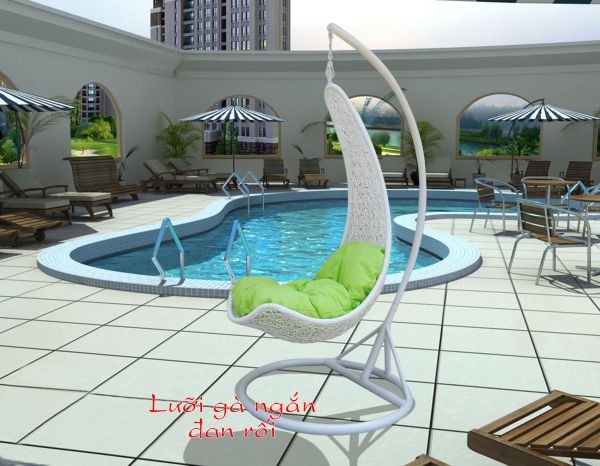 Ghế xích đu lưỡi gà ngắn KH36